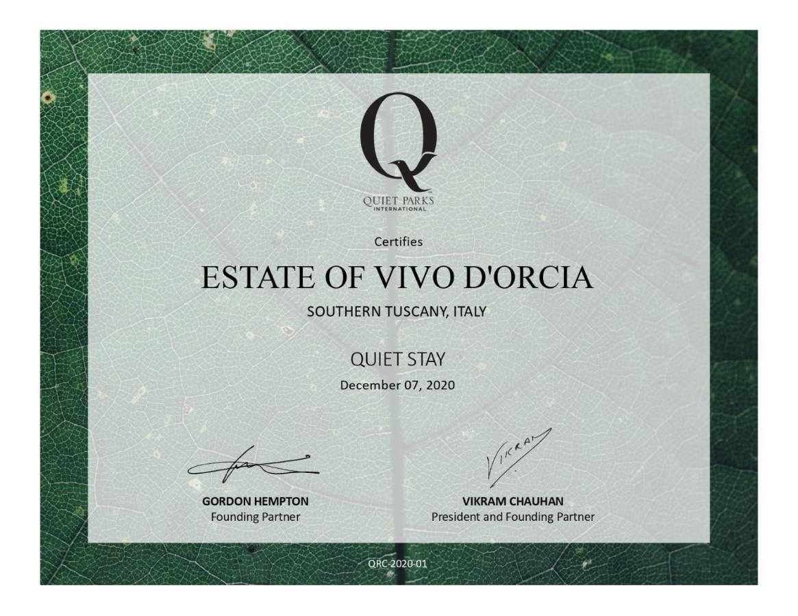 Vivo dʼOrcia Casa Dell'Ambasciatore מראה חיצוני תמונה